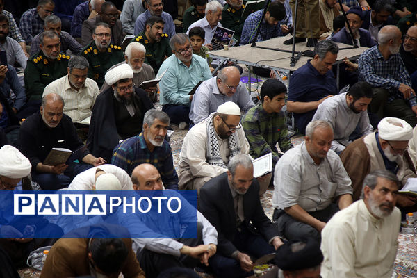 مراسم بزرگداشت والده «سید حسن نصرالله» در قم