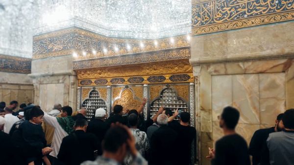 حال هوای حرم امام کاظم(ع) و امام جواد(ع) در اربعین