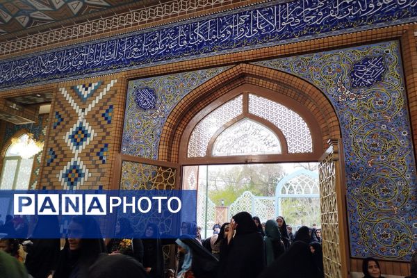 عطر حرم کریمه اهل بیت در بیجار پیچید 