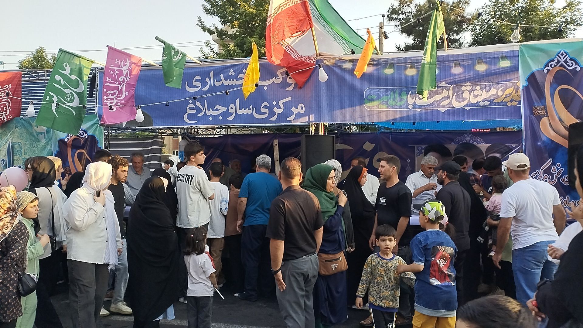 جشن بزرگ 2 کیلومتری غدیر در شهر هشتگرد