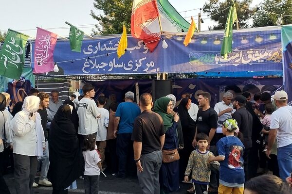 جشن بزرگ 2 کیلومتری غدیر در شهر هشتگرد