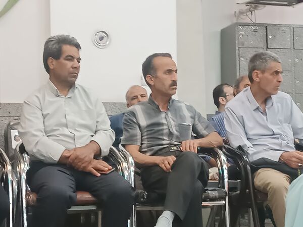 مراسم نخستین سالگرد شهادت شهدای خدمت در مسجد الهادی نیشابور 