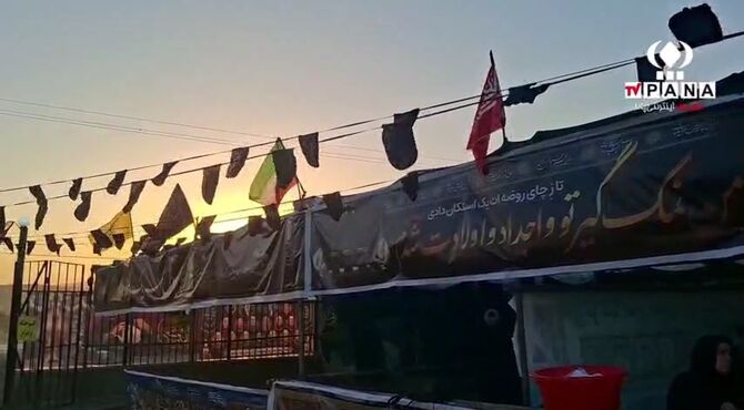 تجلی شکوه خدمت در موکب شهدای روستای کی‌کیان