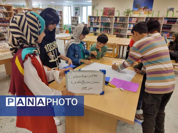 هفته دفاع مقدس در کتابخانه الزهرا بجنورد