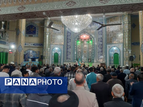 نماز عبادی سیاسی جمعه با حضور پرشور عموم مردم شهرستان ورامین