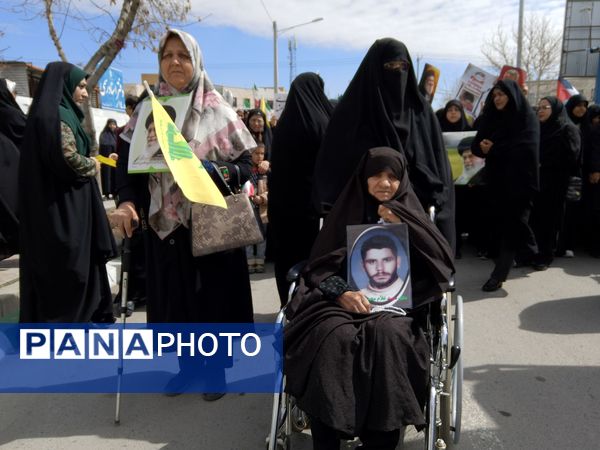 راهپیمایی باشکوه روز قدس در شهرستان گلبهار