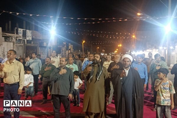تجلی همبستگی مردم رودبار جنوب در سه‌ راه بانک ملی