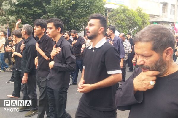 عزاداری جاماندگان پیاده‌روی اربعین حسینی در شیراز