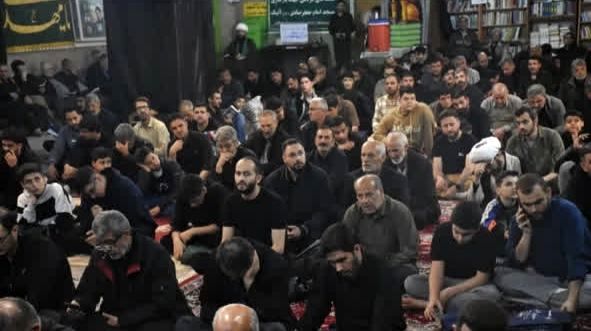 عزاداری شهادت امام جعفر صادق (ع) در آبیک 