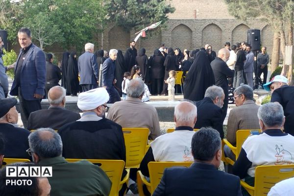 مراسم چهلم شهید یاسر صفری در امامزاده عبدالله یوسف آباد صیرفی