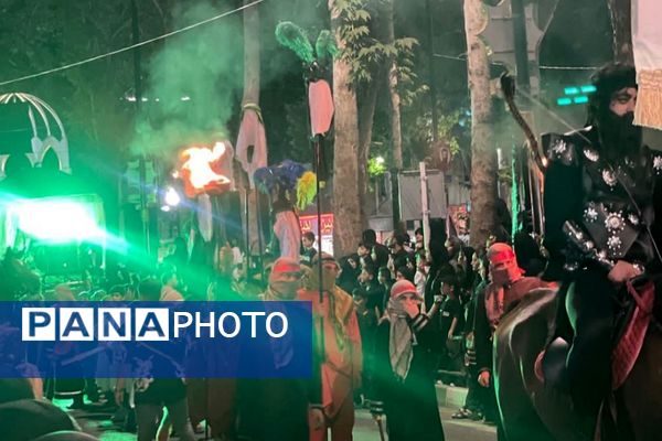 حرکت نمادین کاروان اسرای کربلا در دماوند