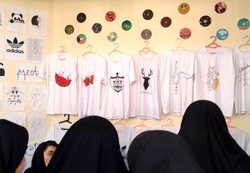 بازدید دانش‌آموزان آموزشگاه فدک از هنرستان حضرت زهرا(س) شهرستان بن