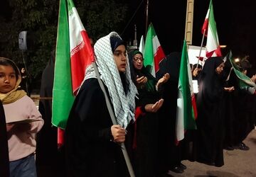 هفتاد و نهمین شب از اجتماعات خیابانی در حسینیه بلوار شهدا شهر بار 