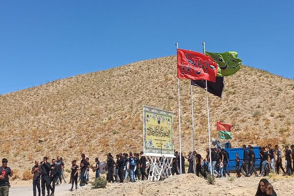 مراسم گرامیداشت تاسوعای حسینی در روستای گزکوه 