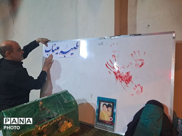  مرور درس نامه دانش‌آموزان به یاد شهدای میناب 