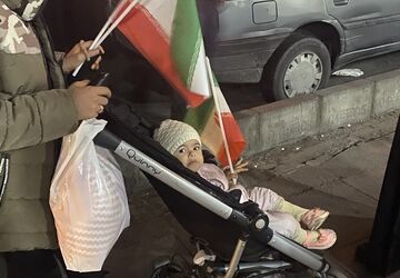 چهلم شهدای میناب در میدان شهدا