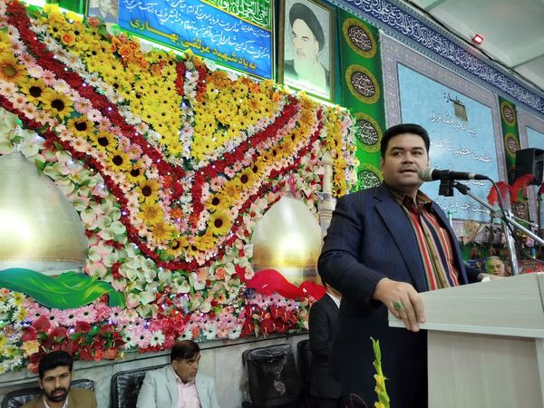 مراسم ولادت حضرت ابوالفضل العباس (ع) در حسینه شهرستان کاشمر 