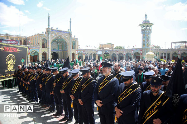 مراسم سالروز شهادت امام جواد(ع) در حرم بانوی کرامت