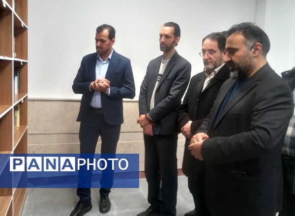 افتتاح نمازخانه، سایت و کتابخانه مدرسه دانشمند منطقه پردیس در دهه فجر