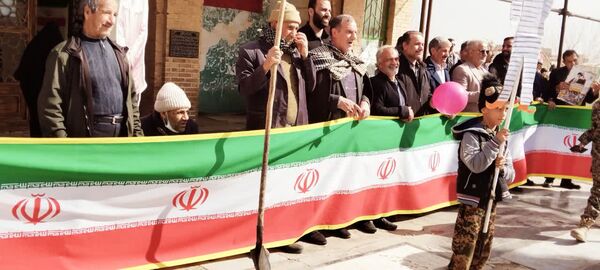 خلق حماسه سالگرد پیروزی انقلاب در روستای صرم 