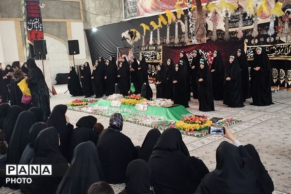 مراسم شهادت حضرت رقیه (س) در حسینیه حضرت ابوالفضل بهارستان دو