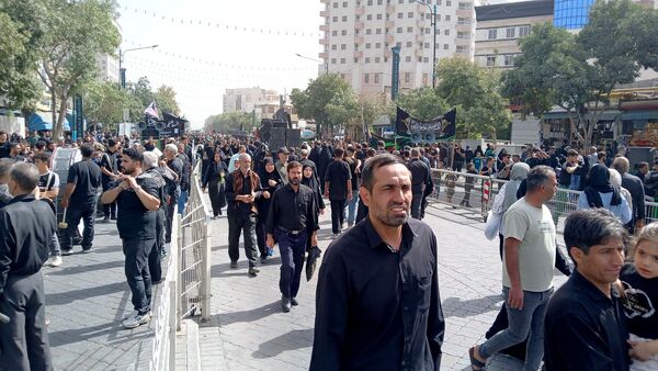 عزاداری زائران حضرت رضا (ع) 