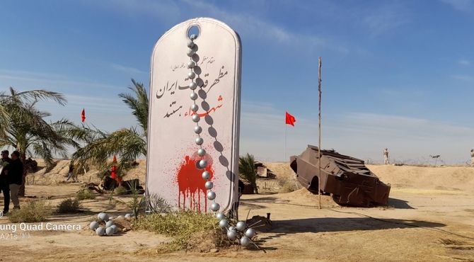 برگزاری گرامیداشت عملیات غرور آفرین محرم در منطقه عملیاتی شرهانی 