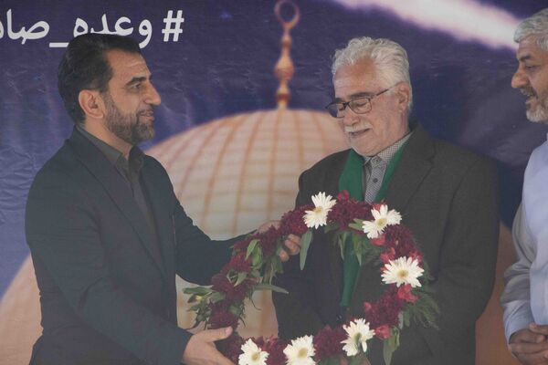 تجمع مردم یزد در پی عملیات «وعده صادق»