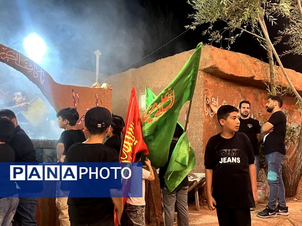 عزاداری دلسوختگان حسینی در روستای کرسگان