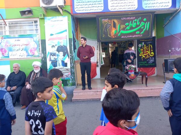 مراسم شهادت حضرت فاطمه(س) در مدرسه شهدای فرهنگی