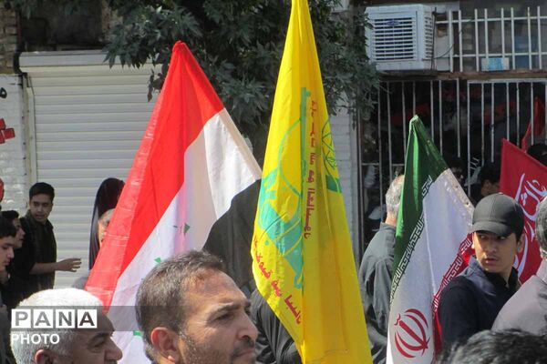 جاماندگان از قافله عشق؛ راهپیمایی اربعین حسینی در اسفراین 