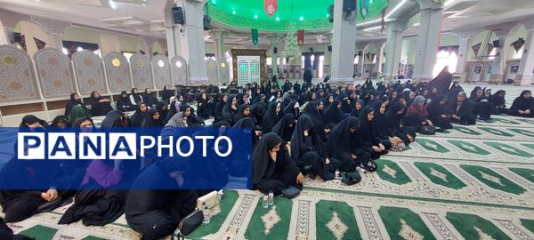 کاروان راهیان نور دانش‌آموزان دختر خراسان شمالی