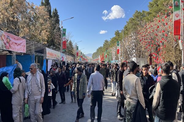 گلزار شهدای کرمان در ششمین سالگرد شهادت سردار دلها، حاج قاسم سلیمانی