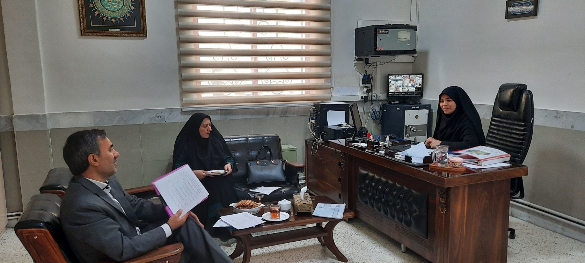 بازدید سرگروه‌های آموزشی از دبیرستان مهشید مصلی نژاد