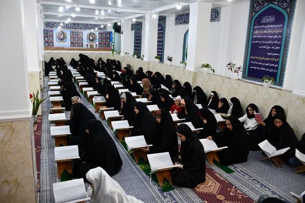 ترتیل خوانی قرآن کریم در شبانکاره