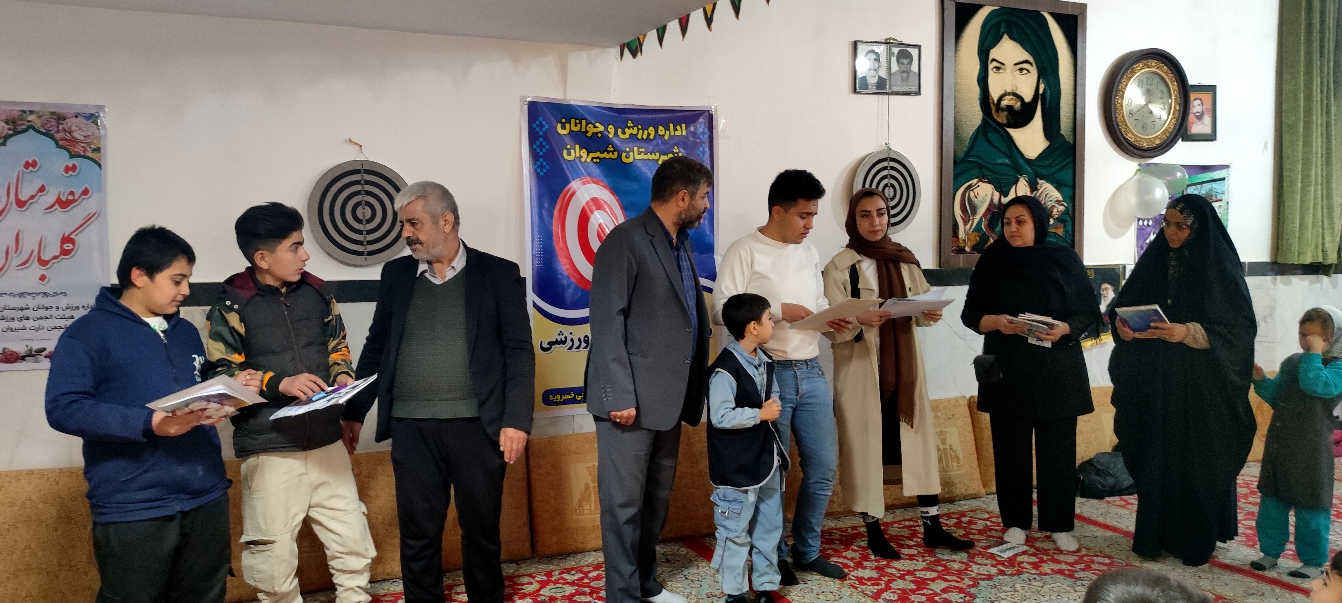 برگزاری مسابقات استعدادیابی دارت در روستای تنسوان شیروان