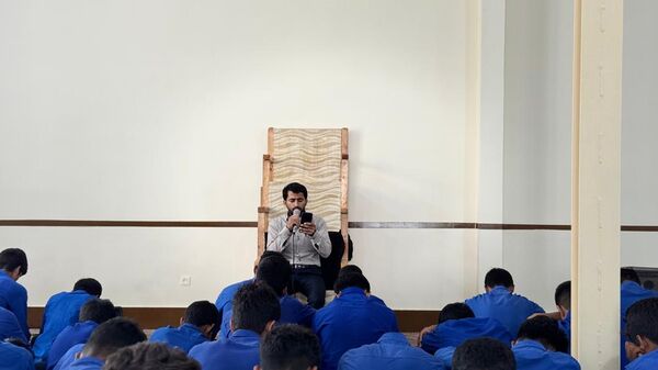 مراسم ایام فاطمیه در دبیرستان پسرانه امیرکبیر منطقه سندرک