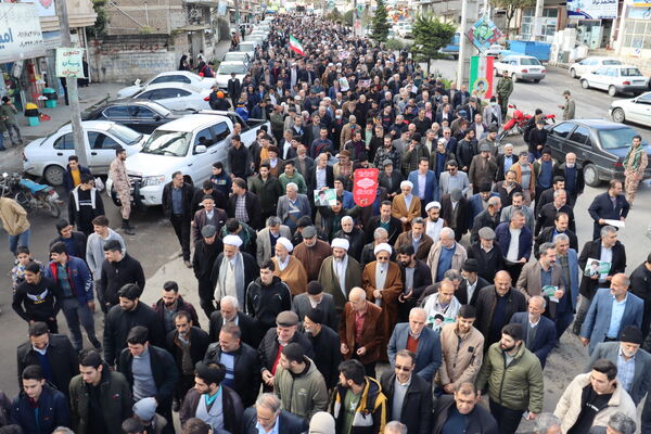 راهپیمایی ۲۲ بهمن بخش بندپی شرقی