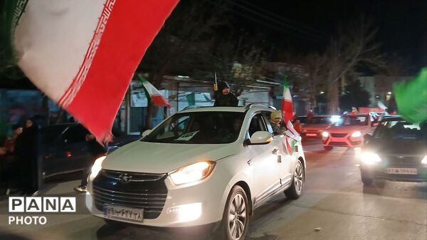 برپایی باشکوه موکب مدرسه با نور و نوای شبانه در فیروزان