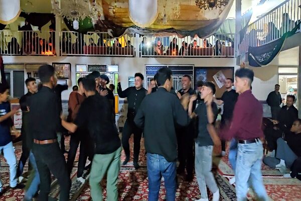 شام غریبان حسینی در مسجد جامع شهر بار