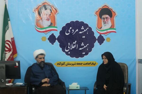 تجدید میثاق مدیر آموزش و پرورش گلوگاه با شهدا و دیدار با امام جمعه شهرستان 