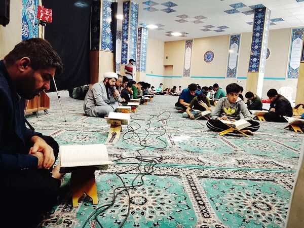 مراسم پر فیض اعتکاف در شهرستان خانمیرزا 