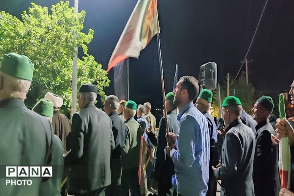 مراسم عزاداری ششمین شب از ماه محرم الحرام در حسینیه شهدای شهر بار