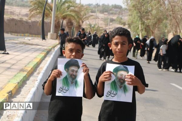 شور حسینی جاماندگان اربعین در فهرج