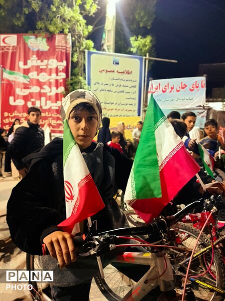 راهپیمایی شهروندان شهرستان مانه 