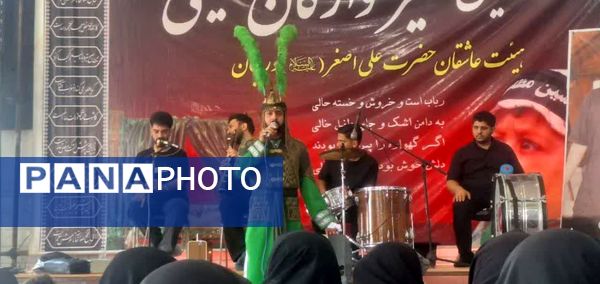 عزاداری هیات عاشقان حضرت علی اصغر(ع) روستای ورجان قم