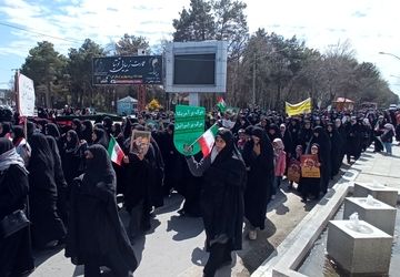 حضور پرشور مردم چناران در راهپیمایی روز قدس