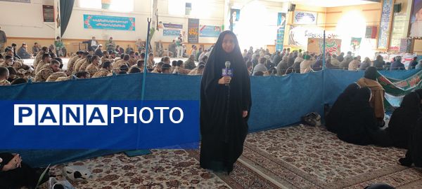 برگزاری همایش بزرگ بسیج در مصلی امام خامنه‌ای شیروان