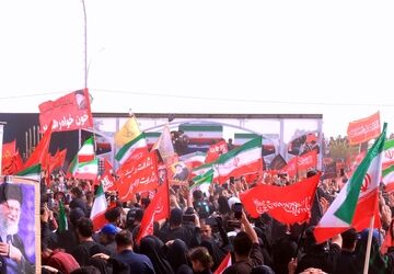 بدرقه تاریخی پیکر رهبر شهید از جمکران تا حرم کریمه اهل بیت(س)
