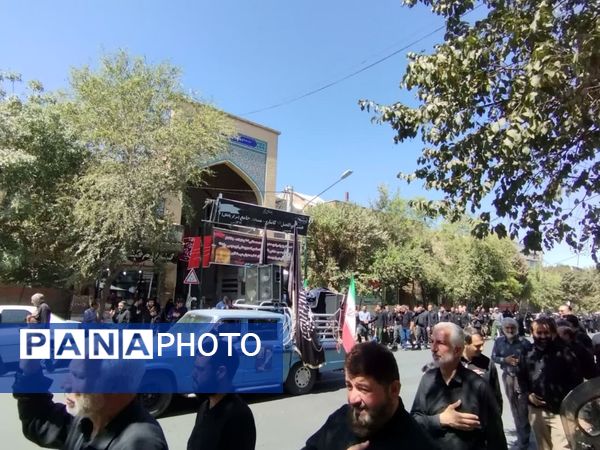 قافله عزای پیامبراکرم (ص) در کاشان